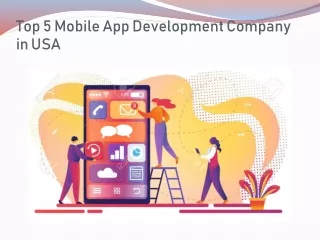 Top 5 Mobile App Development Company in USA