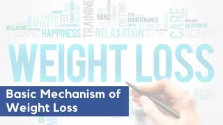 basic mechanism of weight loss