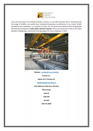 if you are the owner of an industrial facility