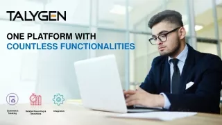 one platform with countless functionalities