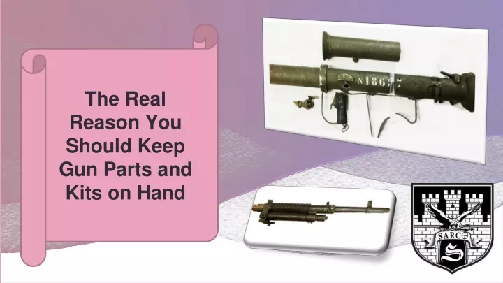 the real reason you should keep gun parts