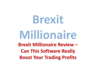 brexit millionaire