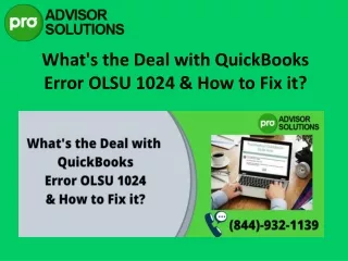 what s the deal with quickbooks error olsu 1024 how to fix it