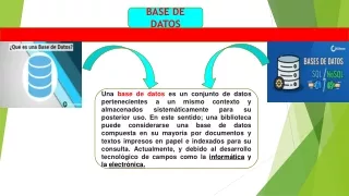base de datos