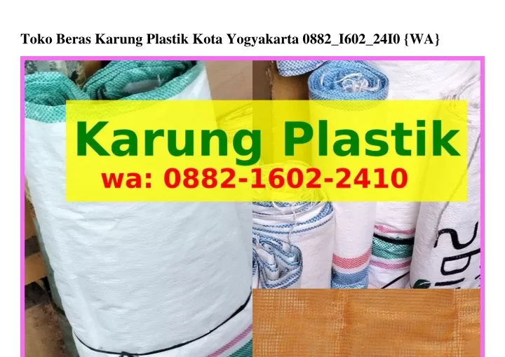 toko beras karung plastik kota yogyakarta 0882