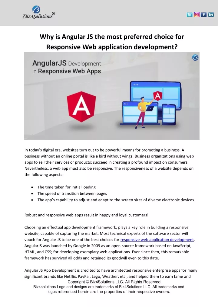 why is angular js the most preferred choice