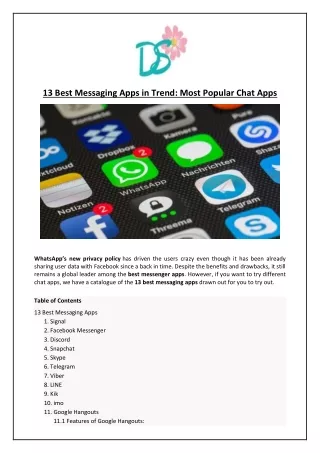 13 best messaging apps in trend most popular chat