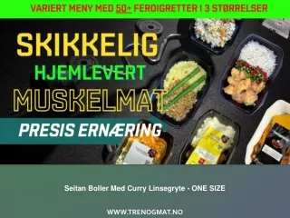 seitan boller med curry linsegryte one size