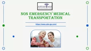 Non Emergency Medical Transportation