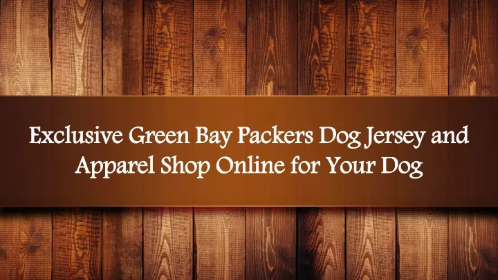 exclusive green bay packers dog jersey