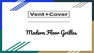 Modern Floor Grilles