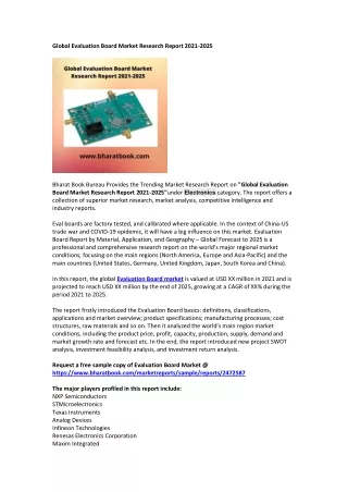 global evaluation board market research report