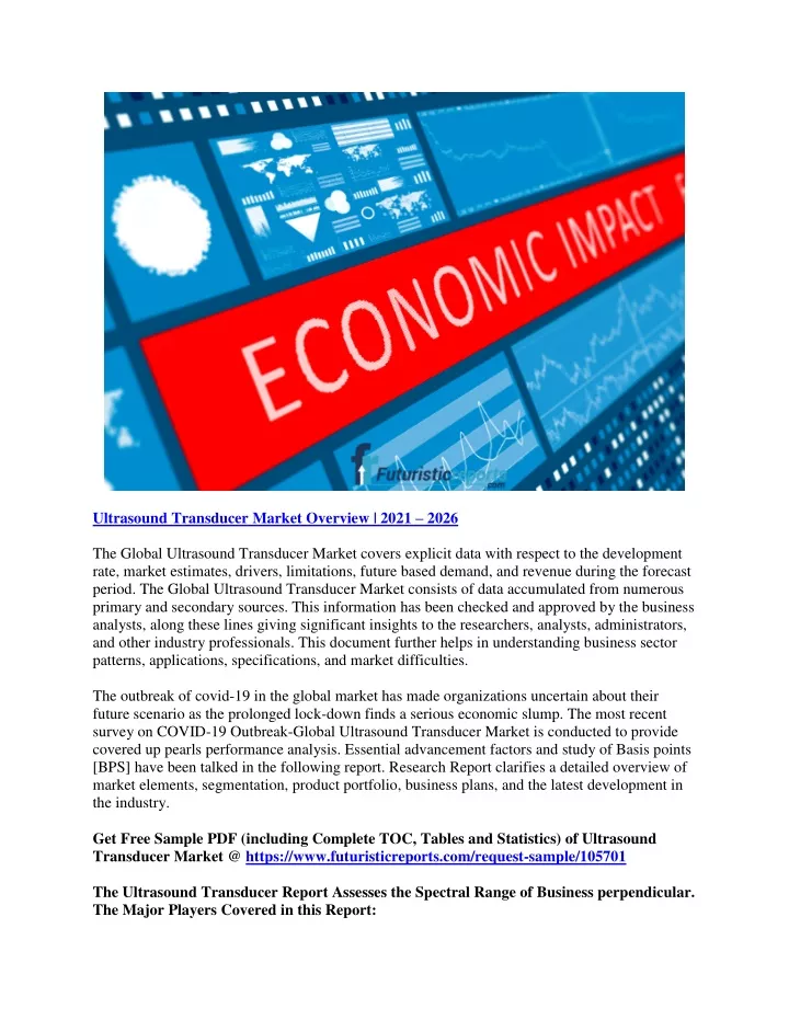 ultrasound transducer market overview 2021 2026