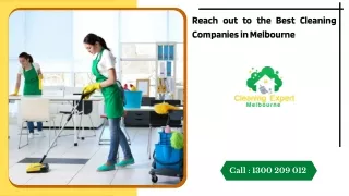 Reach out to the Best Cleaning Companies in Melbourne
