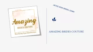 jackie dove bridal gown