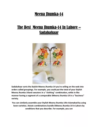 meena jhumka 14
