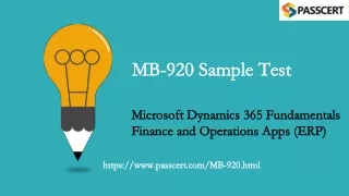 mb 920 sample test mb 920 sample test