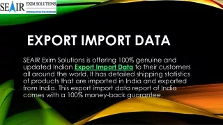 Export Import Data