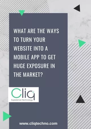 what are the ways to turn your website into