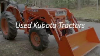 Used Kubota Tractors