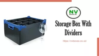Storage Box With Dividers