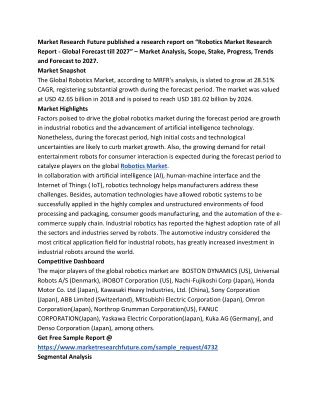 market research future published a research