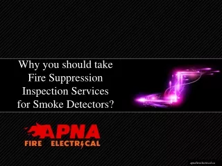 Why you should take Fire Suppression Inspection Services for Smoke Detectors