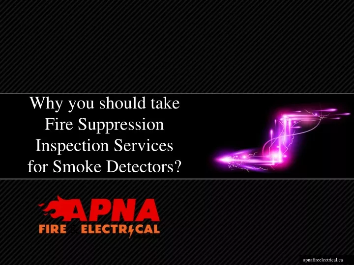 why you should take fire suppression inspection services for smoke detectors