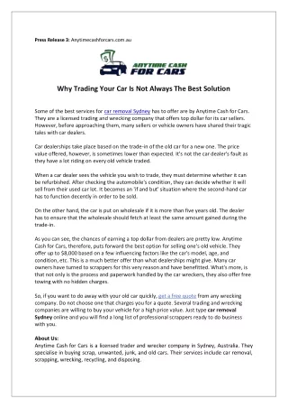 press release 3 anytimecashforcars com au