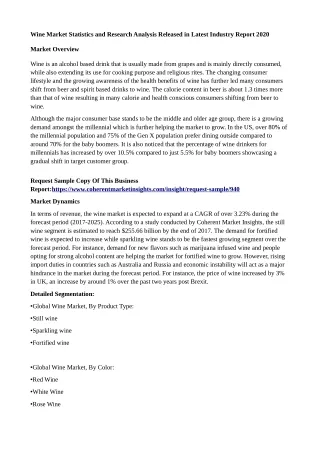 wine market statistics and research analysis