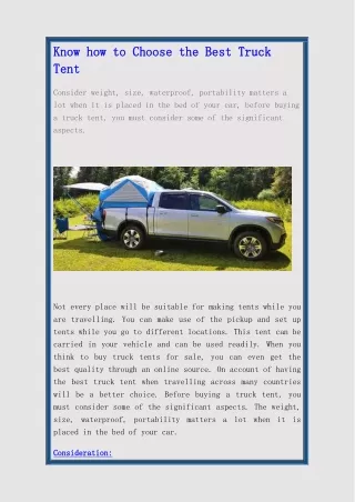 know know how tent tent