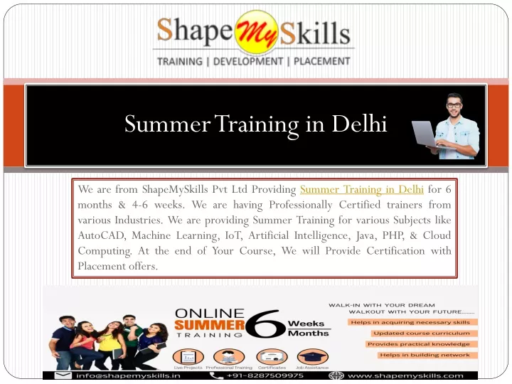summer training in delhi