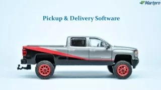 pickup delivery software
