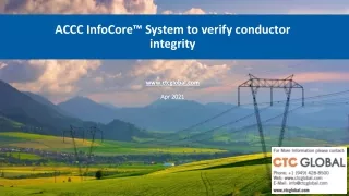 ACCC InfoCore™ System - to verify conductor integrity​