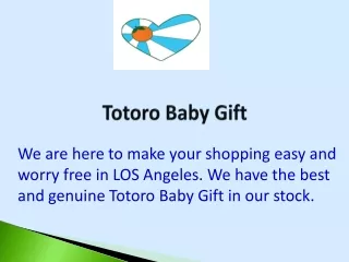 Totoro Baby Gift