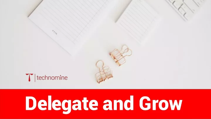 delegate and grow