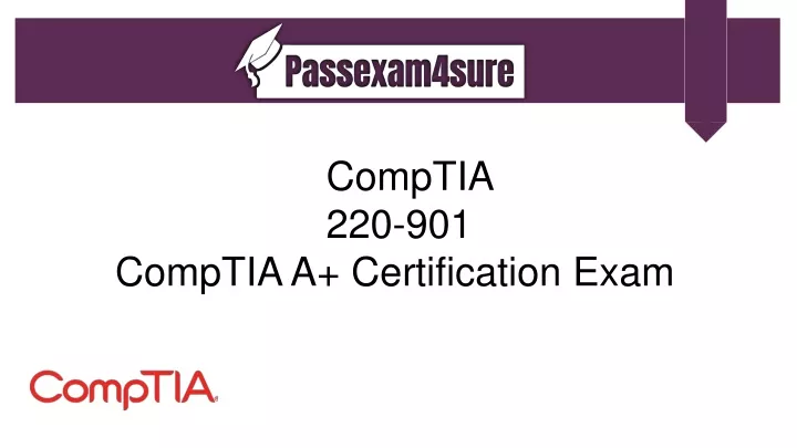 comptia 220 901 comptia a certification exam