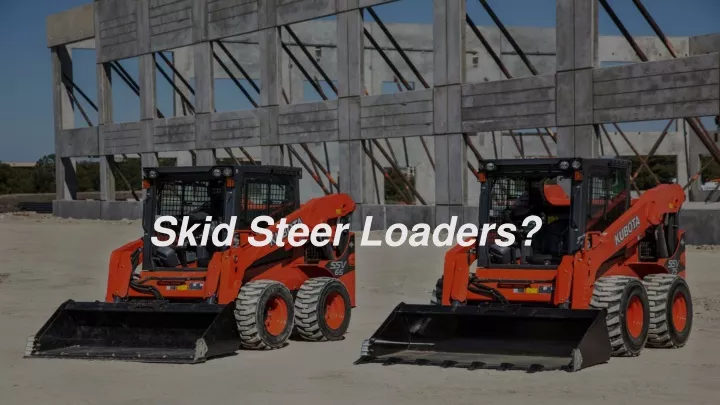 skid steer loaders