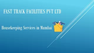 Housekeeping services in Mumbai