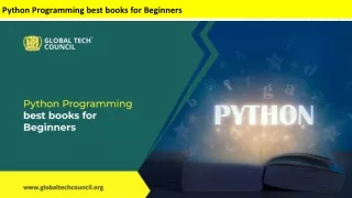 Python Programming best books for Beginners