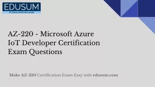 az 220 microsoft azure iot developer