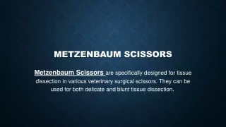 Metzenbaum Scissors