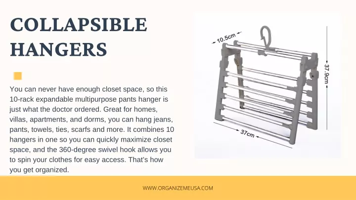 collapsible hangers