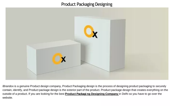product packaging designing