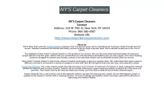 ny s carpet cleaners contact address 224 w 79th