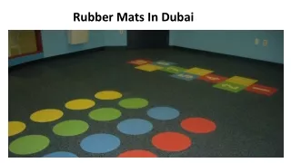 rubber mats in dubai