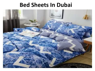 bed sheets in dubai