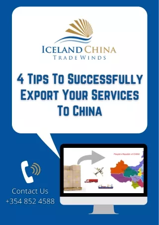 4 Tips To Successfully Export Your Services To China