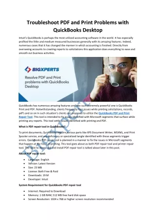 troubleshoot pdf and print problems with