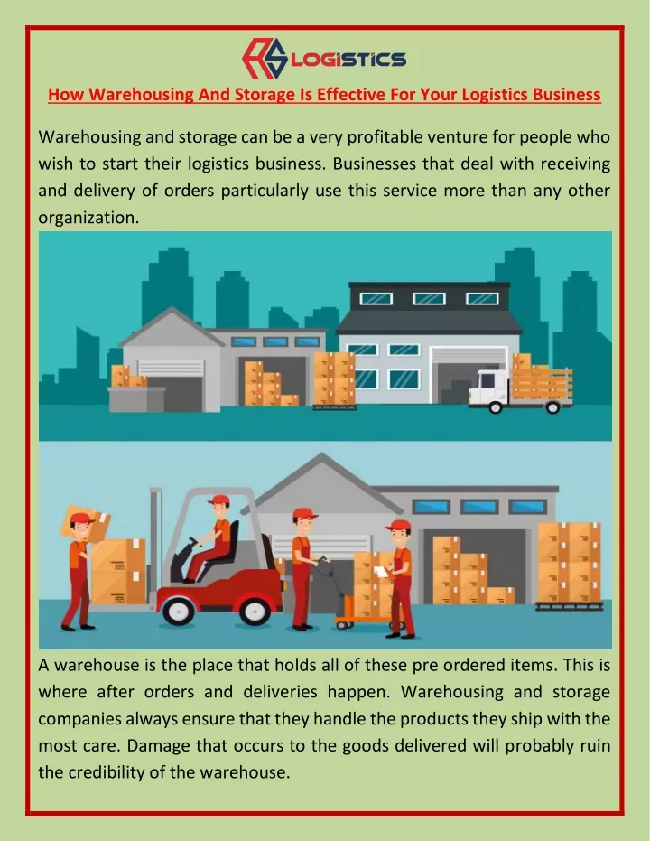 how warehousing and storage is effective for your